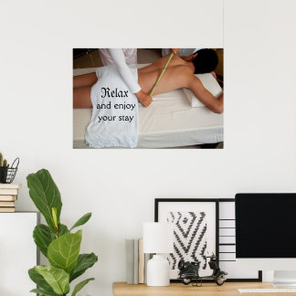 Bamboo Massage On Ribs Poster