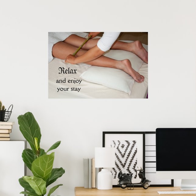 Bamboo Massage Poster (Home Office)
