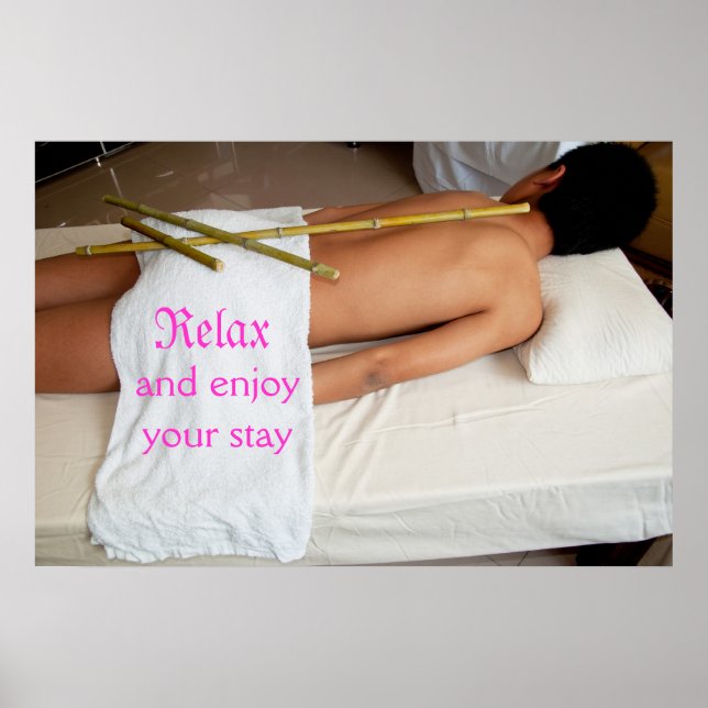 Bamboo Massage Poster (Front)
