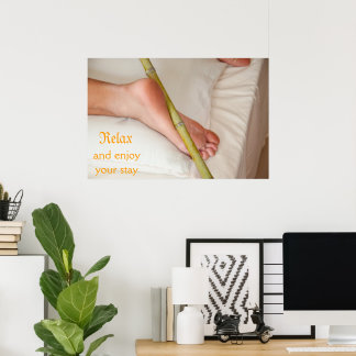 Bamboo Massage Therapy Poster