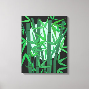 Bamboo Moon Canvas Print