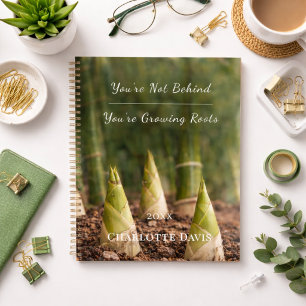 Bamboo motivational business woman 2027 planner