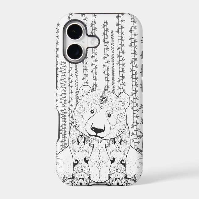 Bamboo Panda Doodle (Back)