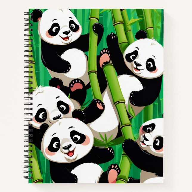 Bamboo Panda Notebook (Front)