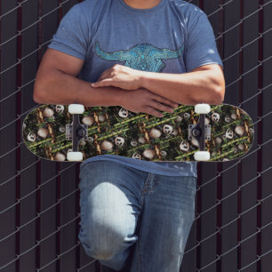 Bamboo Panda Pattern Design Skateboard