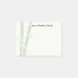 Bamboo Personalised Post It Note Pad