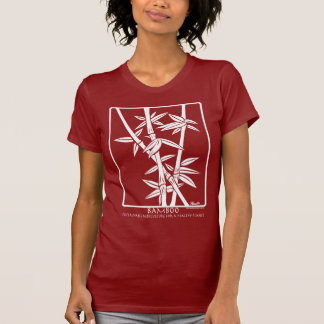 Bamboo Plant - (white on dark colours) T-Shirt