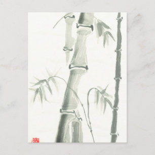 bamboo postcard