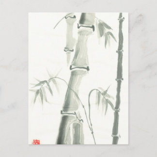 bamboo postcard