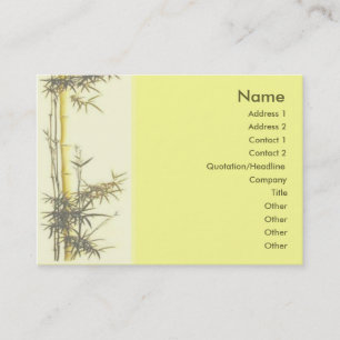 Bamboo Profile Card