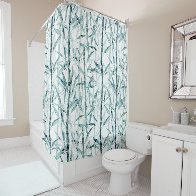 Bamboo Shower Curtain (In Situ)