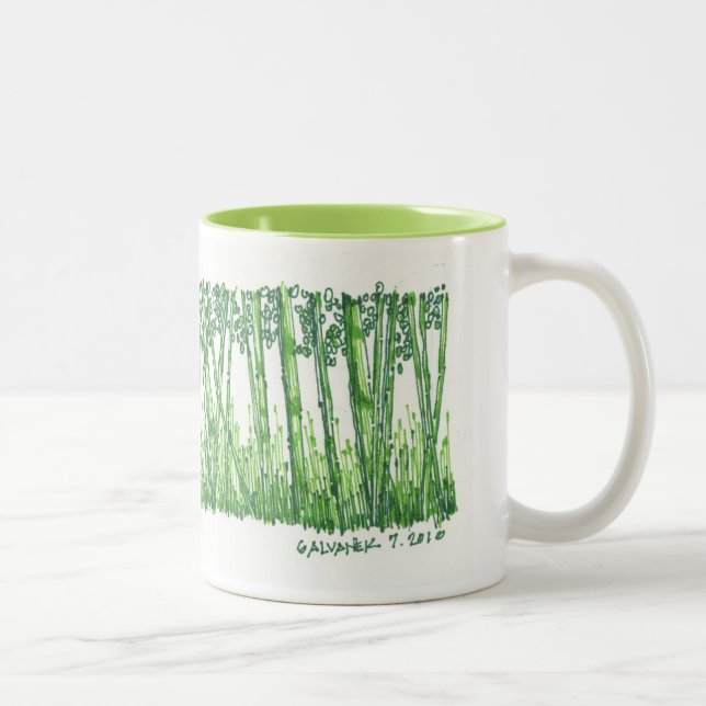 Bamboo Sketch Mug (Right)