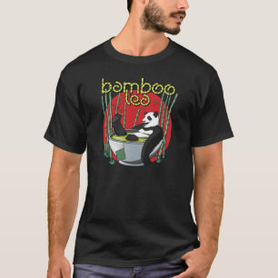 Bamboo Tea Drinker Panda T-Shirt