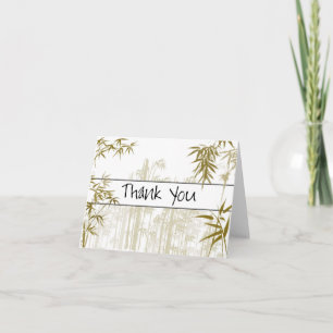 Bamboo Thank You Card