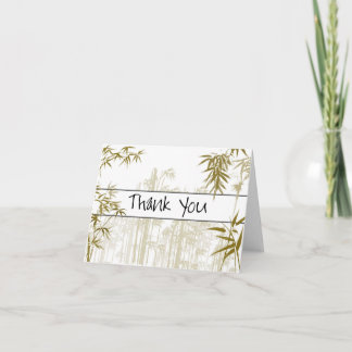 Bamboo Thank You Card