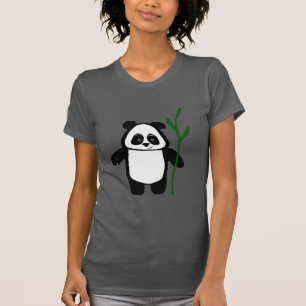 Bamboo the Panda American Apparel Ladies Tshirt