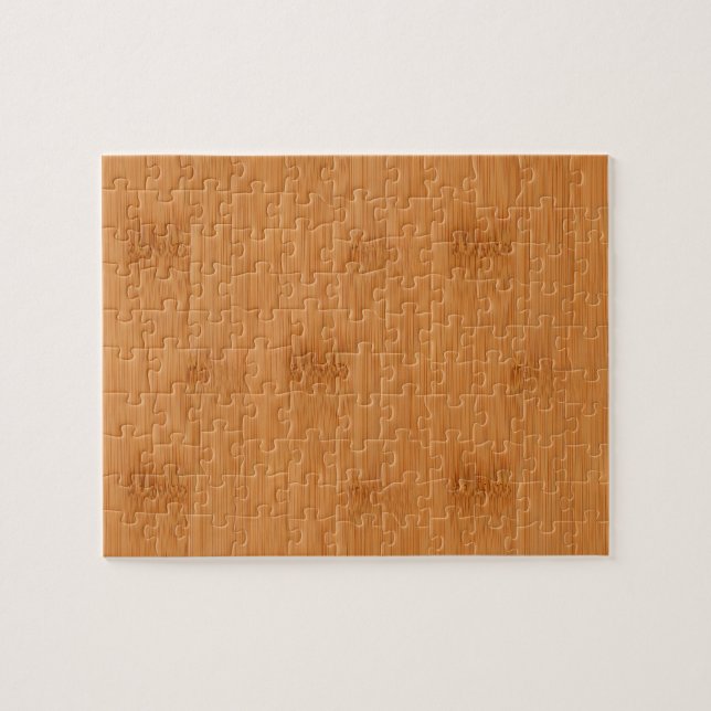 Bamboo Toast Wood Grain Look Jigsaw Puzzle (Horizontal)
