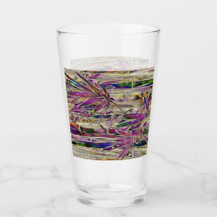 Bamboo Tree Digital Painting Original Art Glass