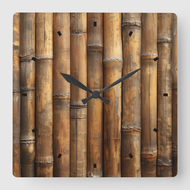 Bamboo Wall Clock (Front)