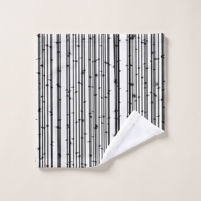 Bamboo wallpaper wash cloth (Wash Cloth)
