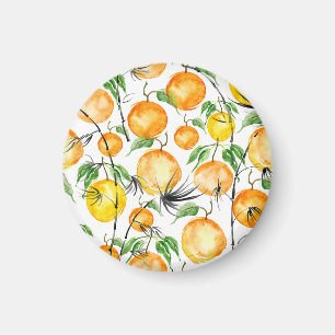 Bamboo watercolor: jungle seamless pattern. magnet