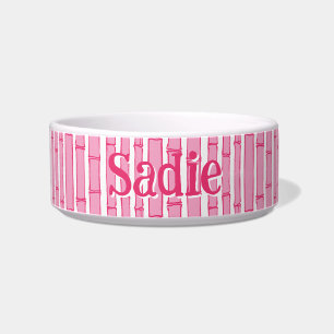 Bambooey Bamboo Stripe in Pink Bowl