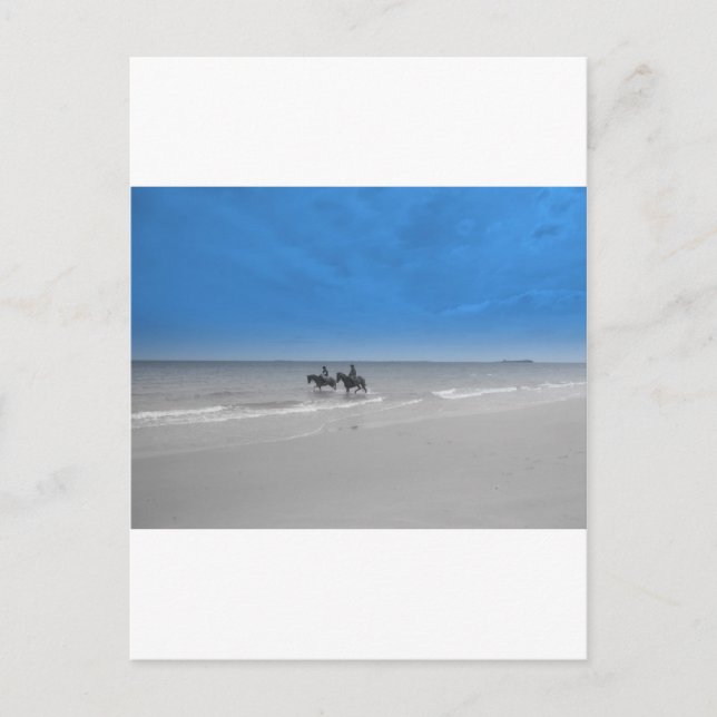 bamburgh beach postcard (Front)