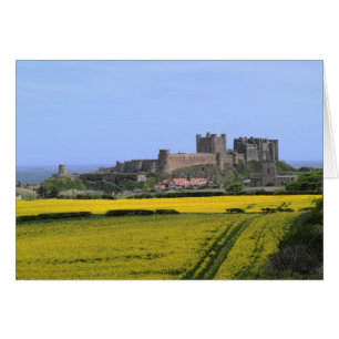 Bamburgh Castle - Northumberland with coastal back