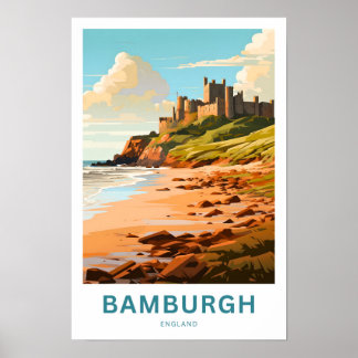 Bamburgh England Travel Print