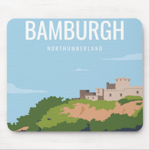 Bamburgh Northumberland Mouse Pad