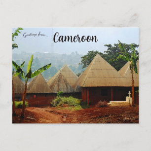 Bamileke Village in West Region Cameroon Postcard