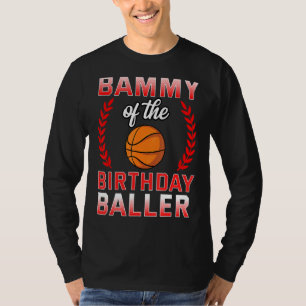 Bammy Of The Birthday Boy Basketball Bday Celebrat T-Shirt