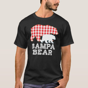 Bampa Plaid Great Bear Daddy Grandpa  Proud T-Shirt
