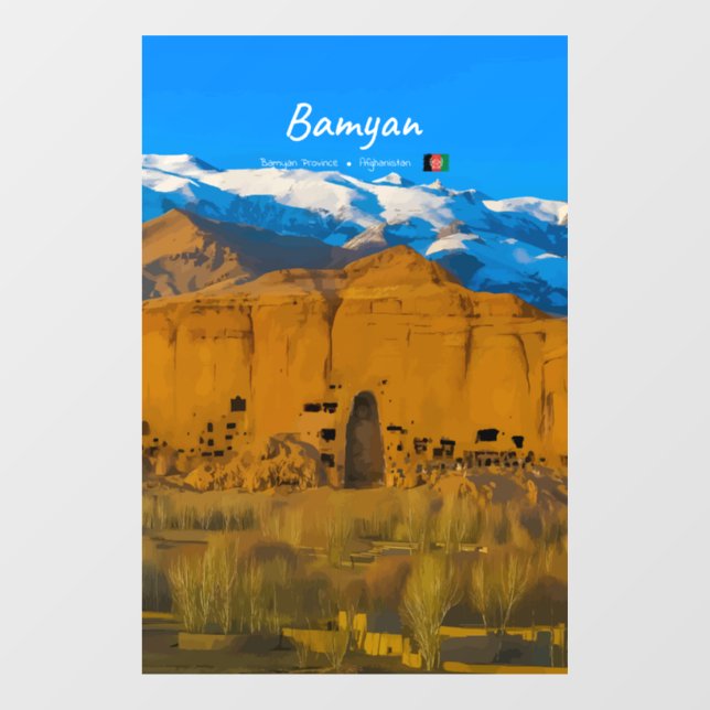 Bamyan, Afghanistan - Buddha Cliff Valley (Sheet)