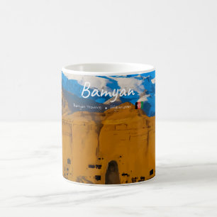 Bamyan, Afghanistan - Buddha Cliff Valley Coffee Mug