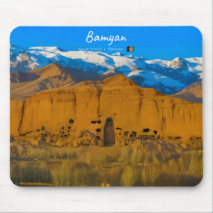Bamyan, Afghanistan - Buddha Cliff Valley Mouse Pad