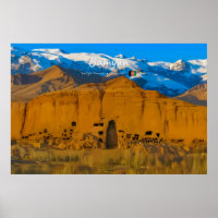 Bamyan, Afghanistan - Buddha Cliff Valley