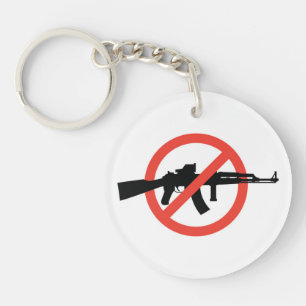 Ban Assault Rifles Key Ring