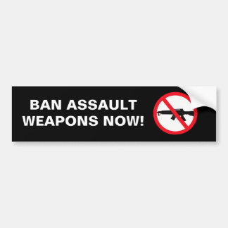 Ban Assault Weapons Bumper Sticker