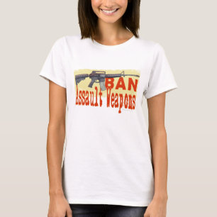 Ban Assault Weapons Front & Back T-shirt
