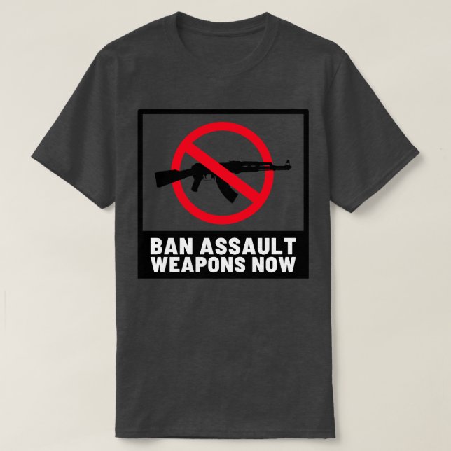 Ban Assault Weapons Now 10 T-Shirt (Design Front)