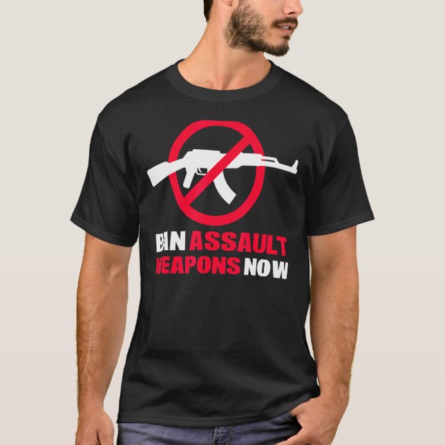 Ban Assault Weapons Now T-Shirt (Front)