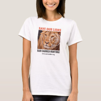 Ban Canned Hunting - Official CACH T-shirt