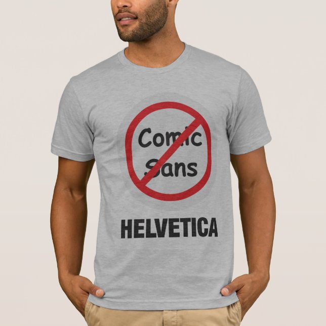 BAN Comic Sans T-Shirt (Front)