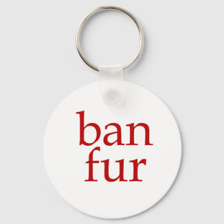 Ban Fur Key Ring