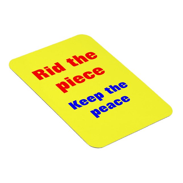 Ban gun slogans magnet (Right Side)