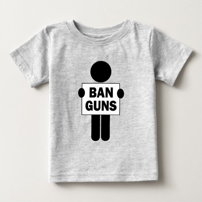 Ban Guns Baby T-Shirt (Front)