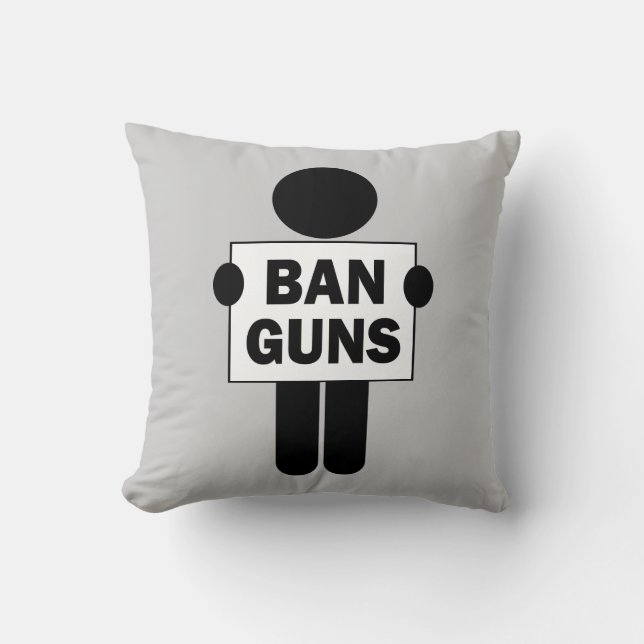 Ban Guns Cushion (Front)