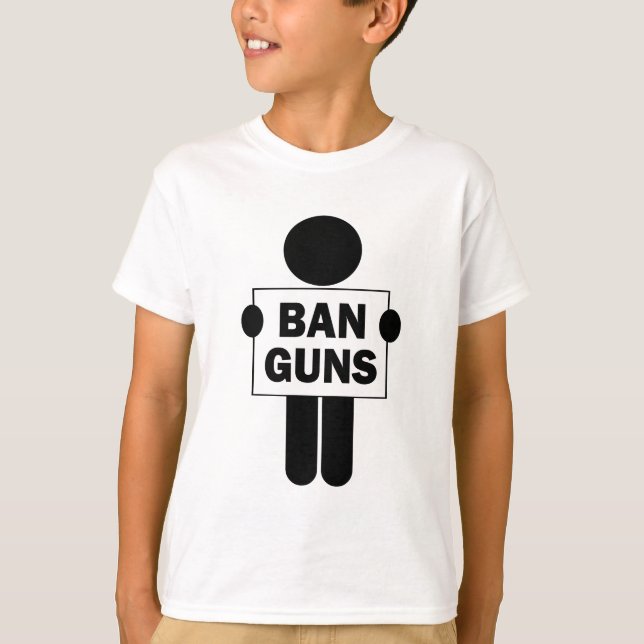 Ban Guns T-Shirt (Front)