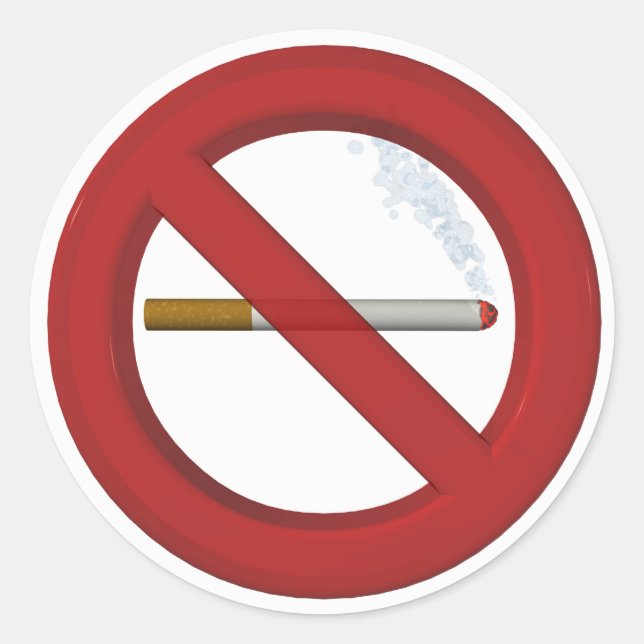 Ban on sticker smoking (Front)